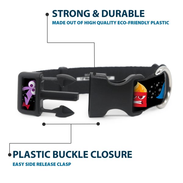 Plastic Clip Collar - INSIDE OUT Emotion Expressions EVERY DAY IS FULL OF EMOTIONS For Sale - Image 4