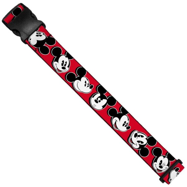 Luggage Strap - Mickey Mouse Expressions Red Black White Online now