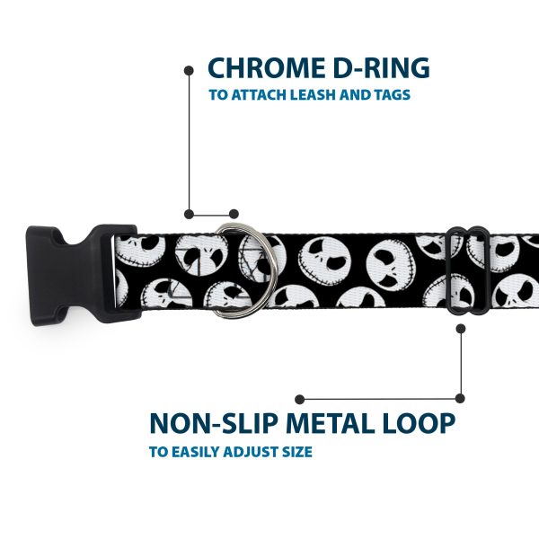Plastic Clip Collar - NBC Jack Expressions Scattered Black White Online - Image 5