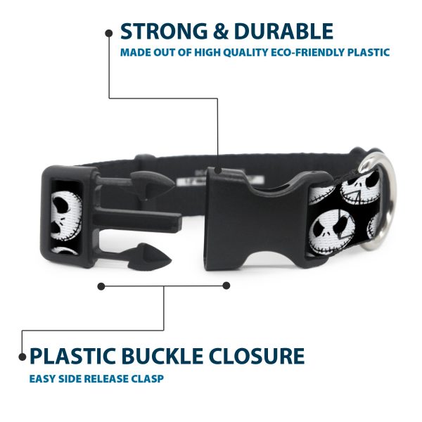 Plastic Clip Collar - NBC Jack Expressions Scattered Black White Online - Image 4