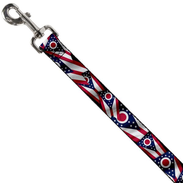 Dog Leash - Ohio Flags Stacked Cheap - Image 2