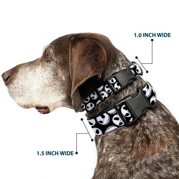 Plastic Clip Collar - NBC Jack Expressions Scattered Black White Online - Image 2
