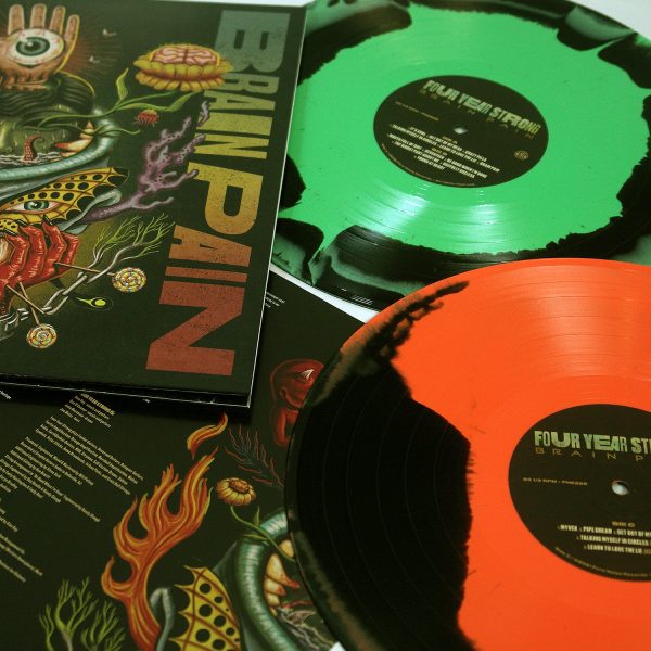Brain Pain Deluxe - Mint Green Halloween Orange LP Discount - Image 2