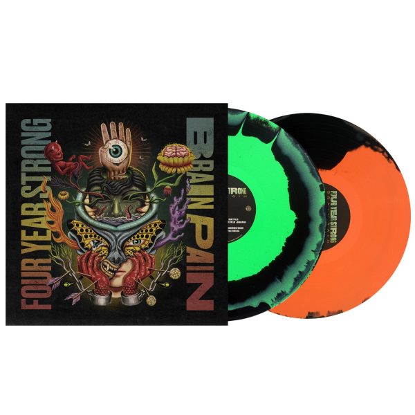 Brain Pain Deluxe - Mint Green Halloween Orange LP Discount