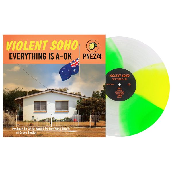 Everything Is A-OK - Yellow-Green Twist LP on Sale